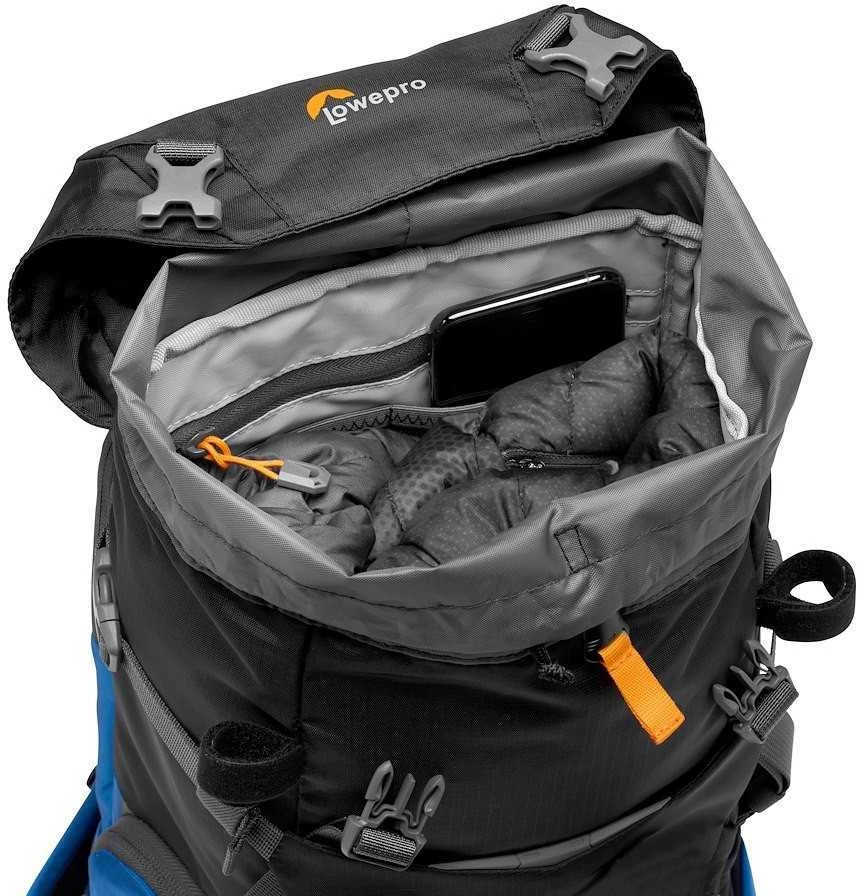 Lowepro kuprinė PhotoSport BP 15L AW III, juoda/mėlyna