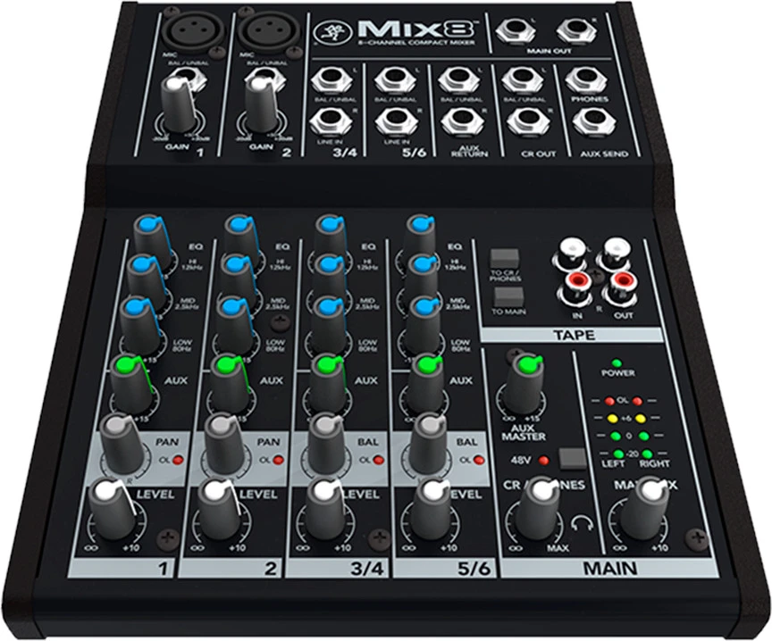 Mackie Mix8 muzikos maišytuvas