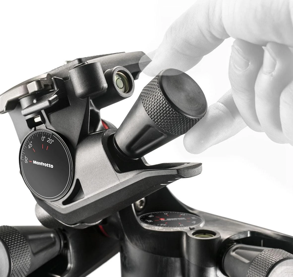 „Manfrotto X-PRO GEARED“ trijų padėčių su RC2 plokšte