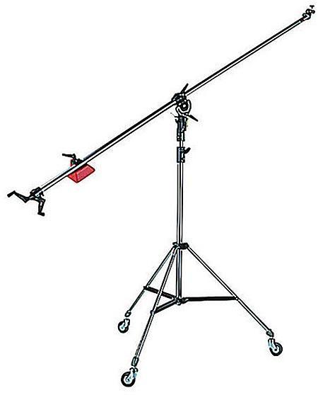 Manfrotto Super Boom + Statyv 008 170 cm Boom Arm 5kg Apkrovos Talpa Juodas