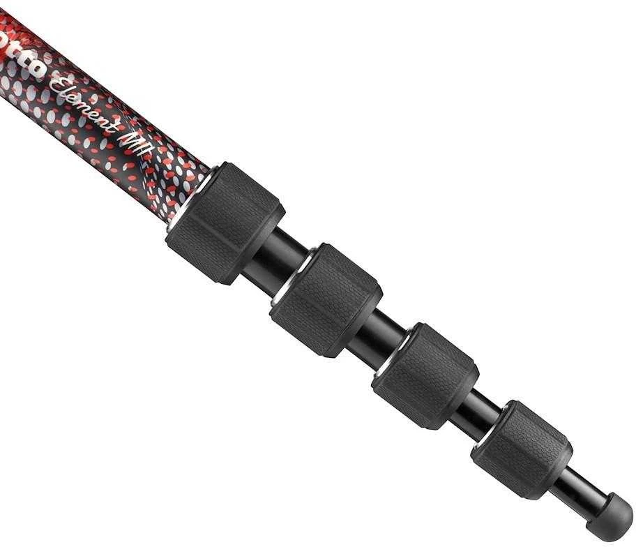 Manfrotto Element MII Alu raudona