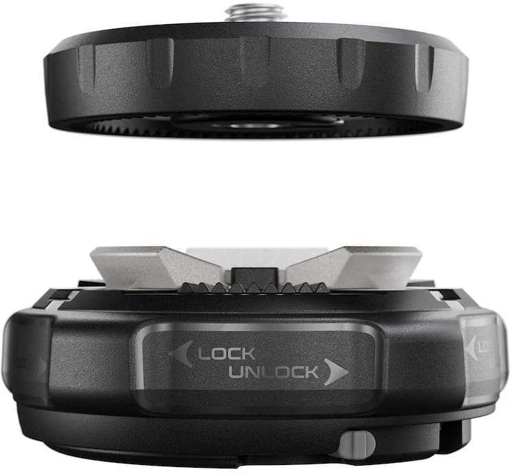 „Manfrotto XCHANGE“ laikiklis – pagrindas su plokštele