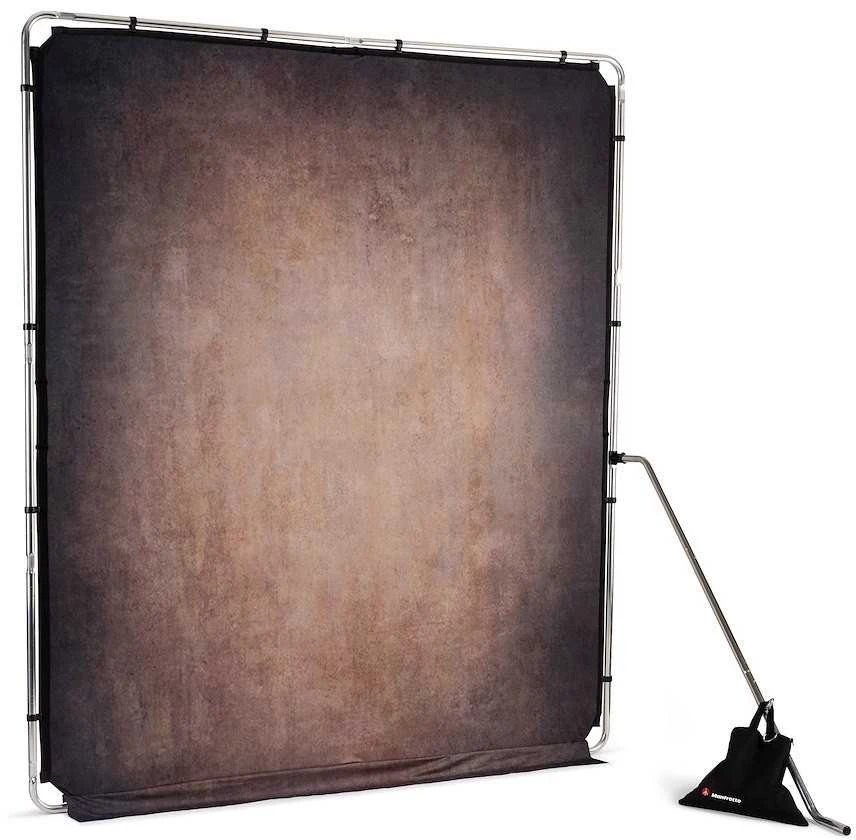 Manfrotto rėmas + fonas EzyFrame Vintage, riešutmedžio