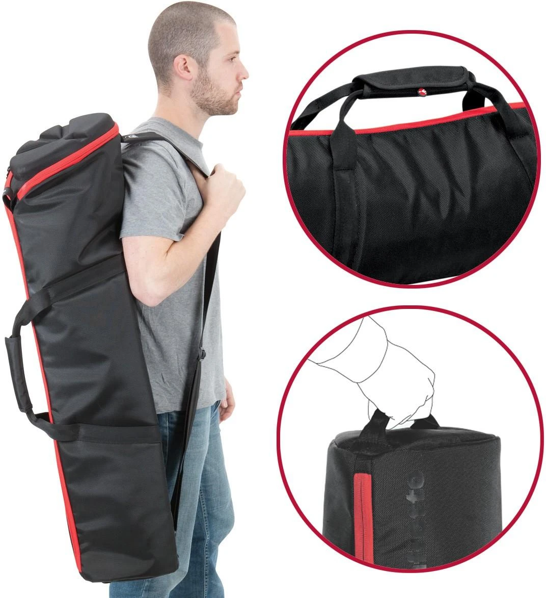 Krepšys - Manfrotto Putplasčio Pamušalu Transportavimo Krepšys 115 cm Juodas