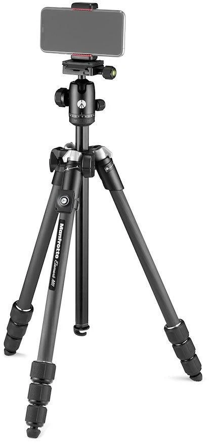 Manfrotto trikojis Element MII Mobile Bluetooth Carbon MKELMII4CMB-BH, juodas