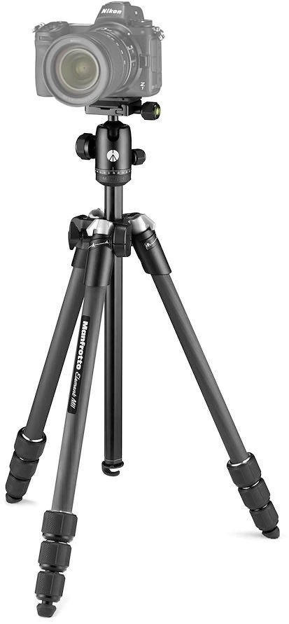 Manfrotto trikojis Element MII Mobile Bluetooth Carbon MKELMII4CMB-BH, juodas