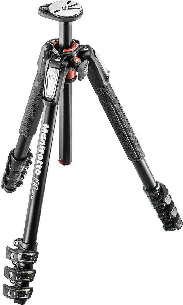 Manfrotto 190XPRO4 su X-Pro 3 krypčių galvute