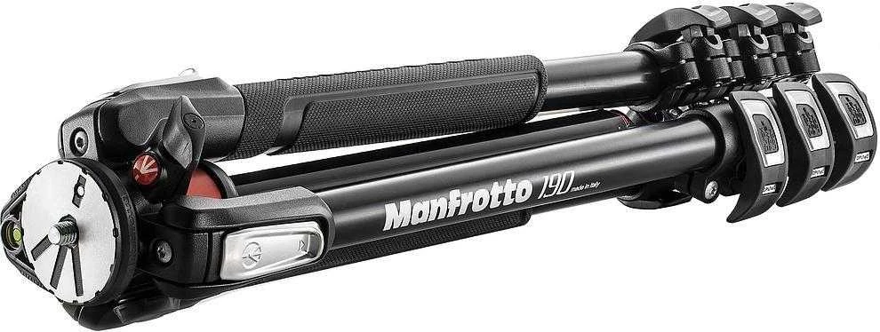 Manfrotto 190XPRO4 su X-Pro 3 krypčių galvute