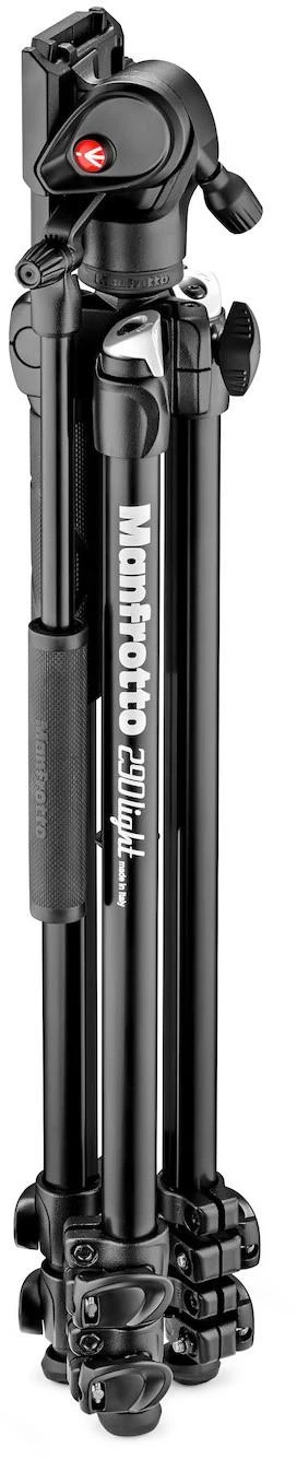 Manfrotto 290 šviesos rinkinys su skysta vaizdo galvute