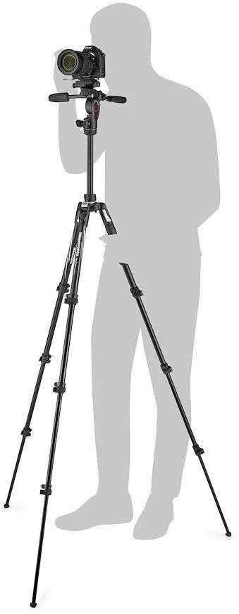 „Manfrotto Befree 3W“ tiesioginio įjungimo svirtis