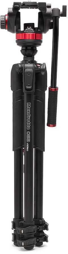 Manfrotto 055 Video Alu Juodas su głowicą 502AH