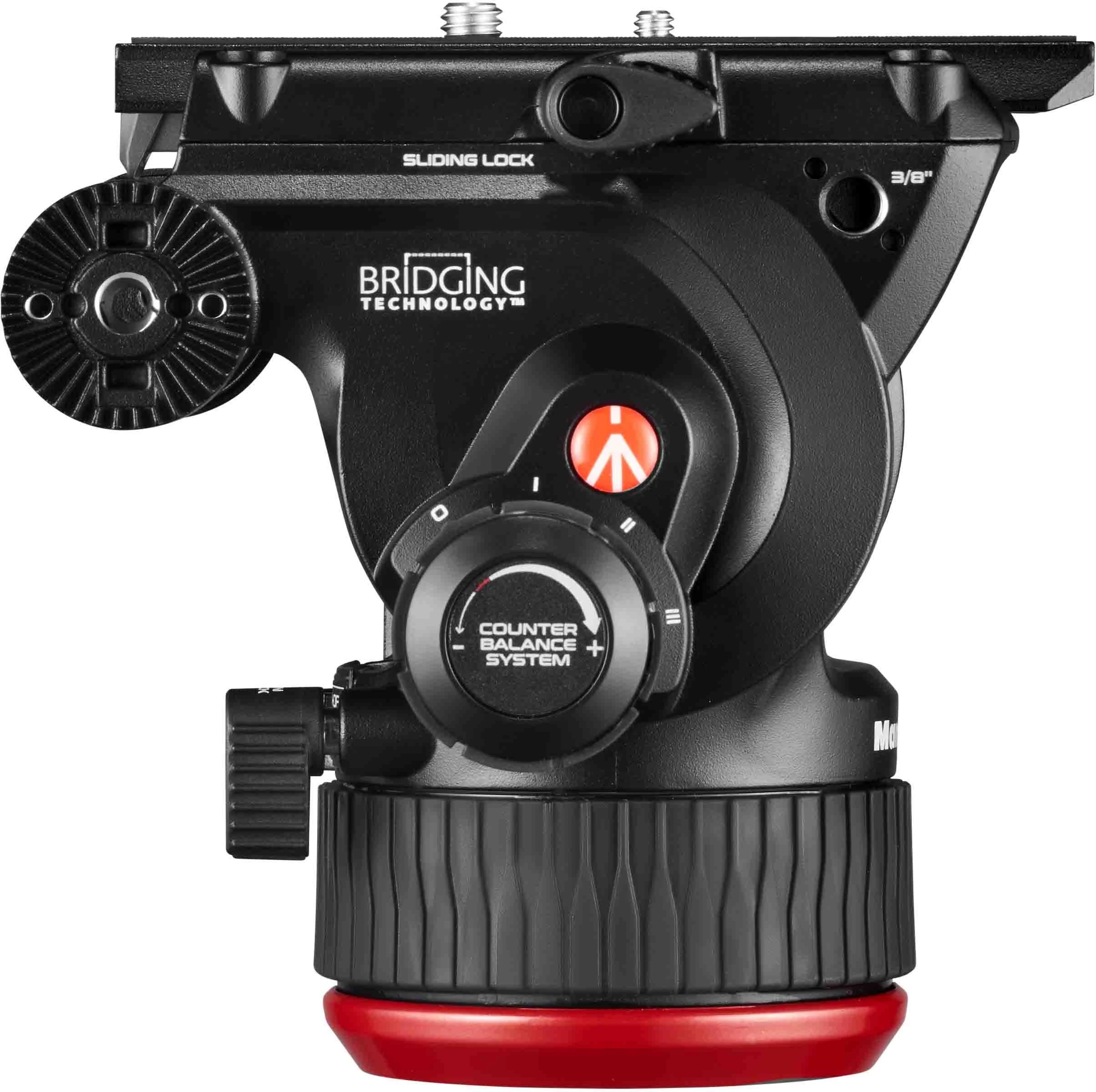 Daliniai - Manfrotto Twin Alu + galva 504X Stovo Sistema