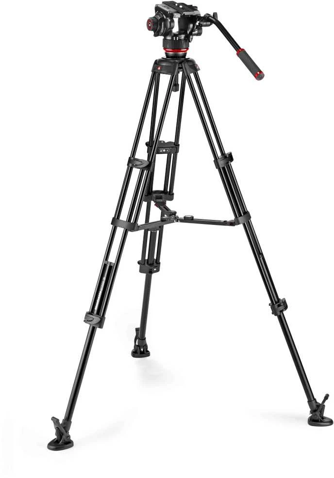 Dalys - Manfrotto Twin Alu + galvutė 504X Aliuminio rėmas ir galva