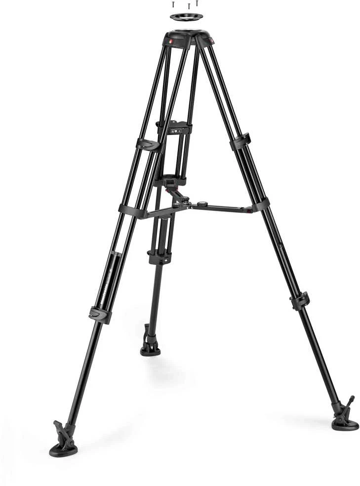 Dalys - Manfrotto Twin Alu + galvutė 504X Aliuminio rėmas ir galva