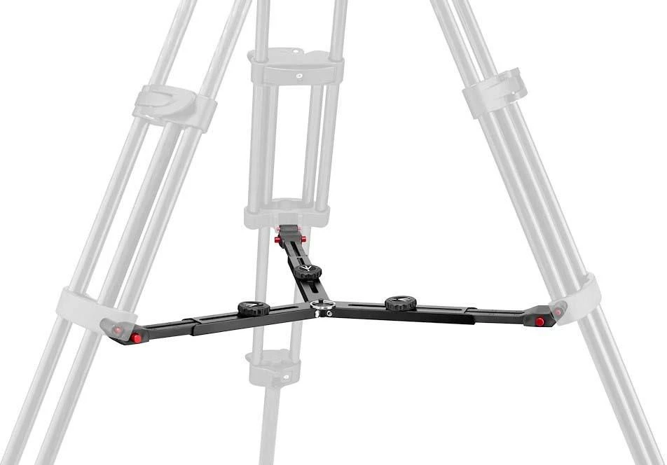 Trikojis - Manfrotto Pro Video Carbon 100/75mm su viduriniu skirstytuvu