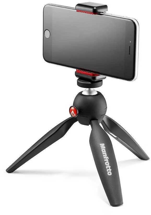 Manfrotto trikojis + telefono laikiklis MKPIXICLMII-BK