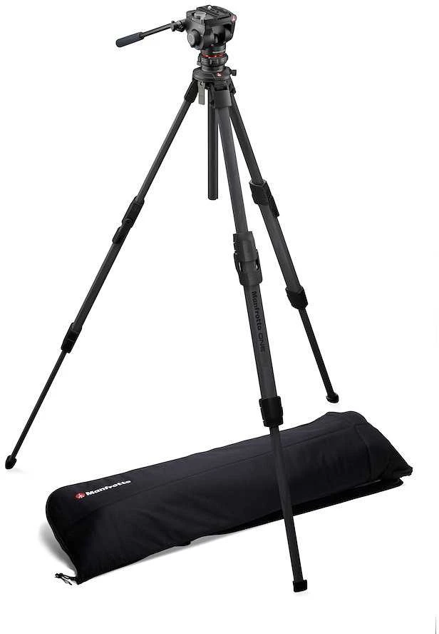 „Manfrotto ONE“ anglies pluošto trikojis su 500X galvute