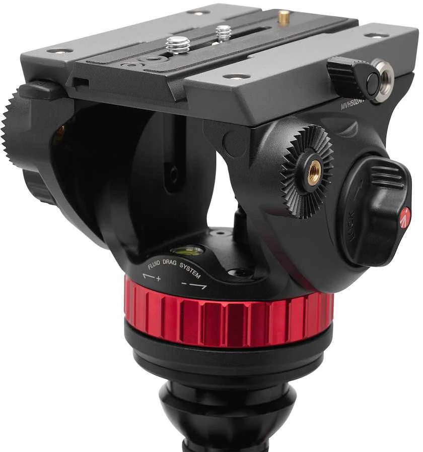 Manfrotto 055 Video Carbon Juodas su głowicą 502AH