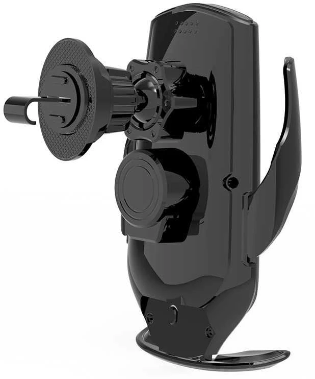 Maxlife automobilinis laikiklis ventiliacijos grotelėms MXCH-08 automatinis su belaidžiu įkrovimu juodas 15W