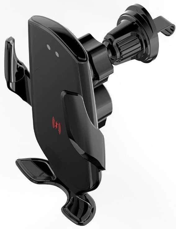 Maxlife automobilinis laikiklis ventiliacijos grotelėms MXCH-08 automatinis su belaidžiu įkrovimu juodas 15W