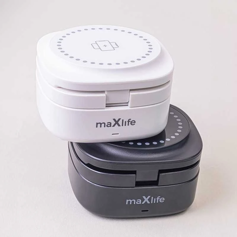 Maxlife MXWC-06 magnetinis belaidis įkroviklis 15W baltos spalvos 3in1