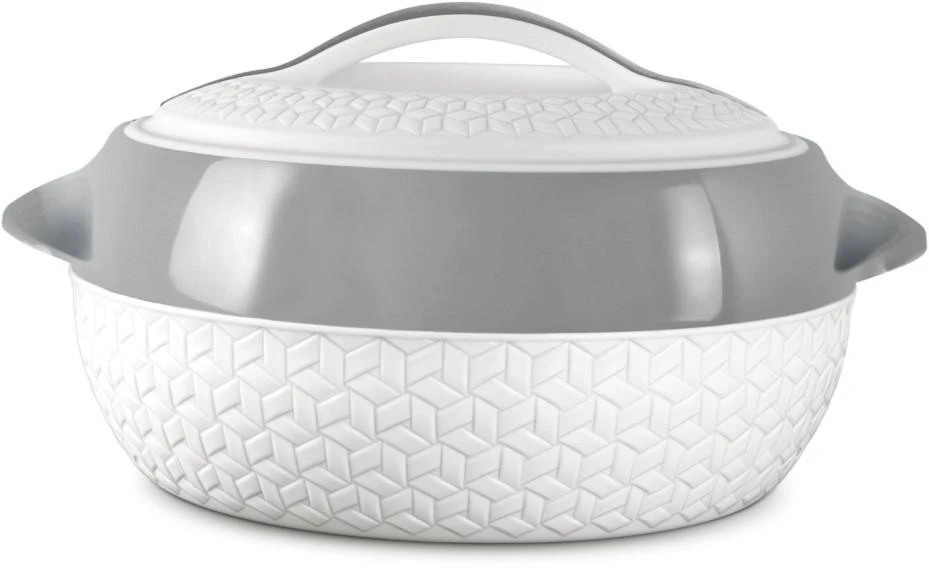 Milton casserole Matrix 3.5L, pilkas/baltas