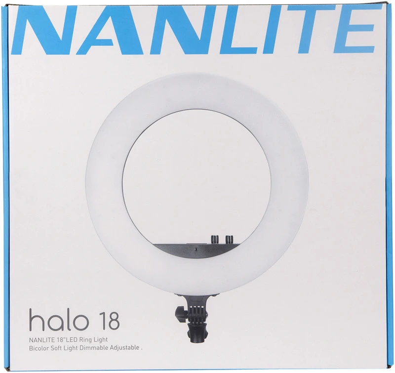 Žiedinis LED šviestuvas Nanlite Ringlight Halo 18