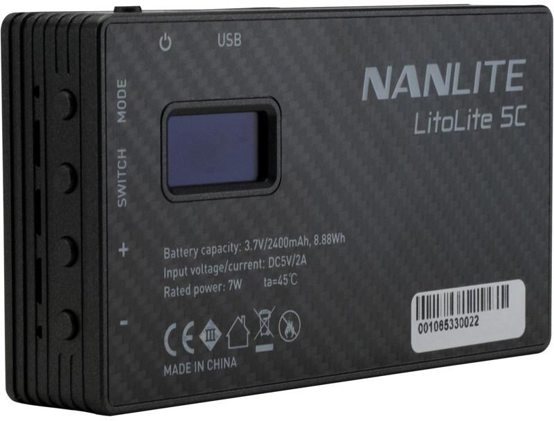 Nanlite vaizdo lemputė LitoLite 5C