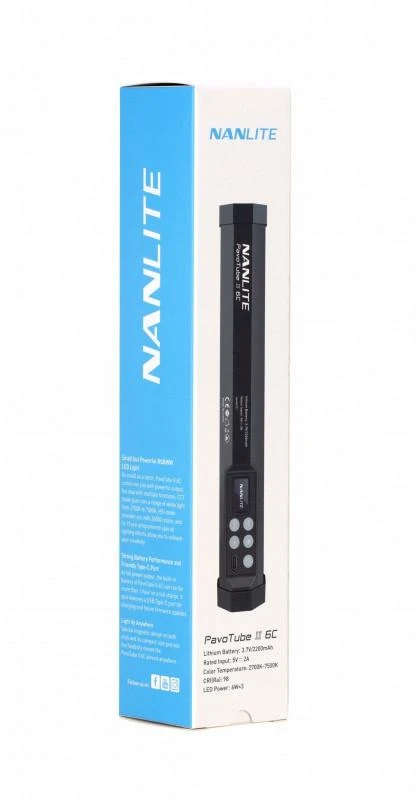 Nanlite Pavotube II 6C