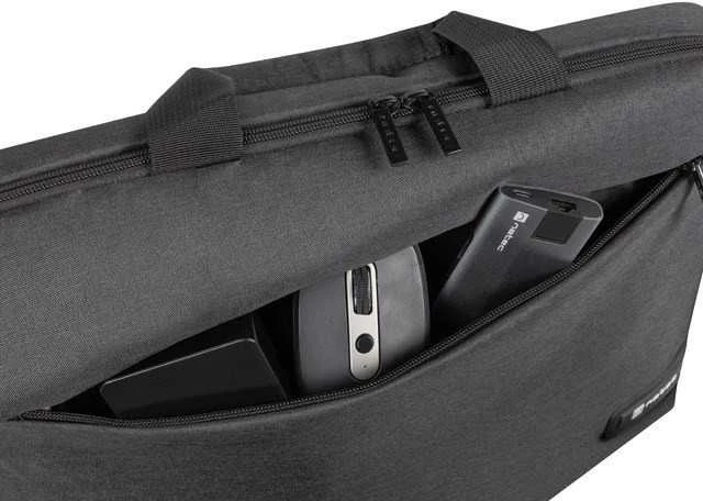 NATEC Nešiojamas kompiuteris bag Beira 15.6" juodas