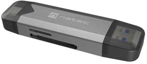 „Natec“ atminties kortelių skaitytuvas „Scarab 3“ USB-A/USB-C