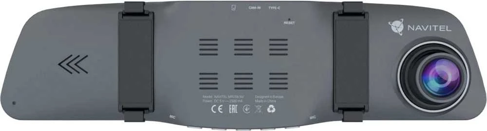 Navitel | Išmanusis galinio vaizdo veidrodėlis su DVR | MR255NV | IPS ekranas 5 colių; 960x480 | Žemėlapiai pridedami