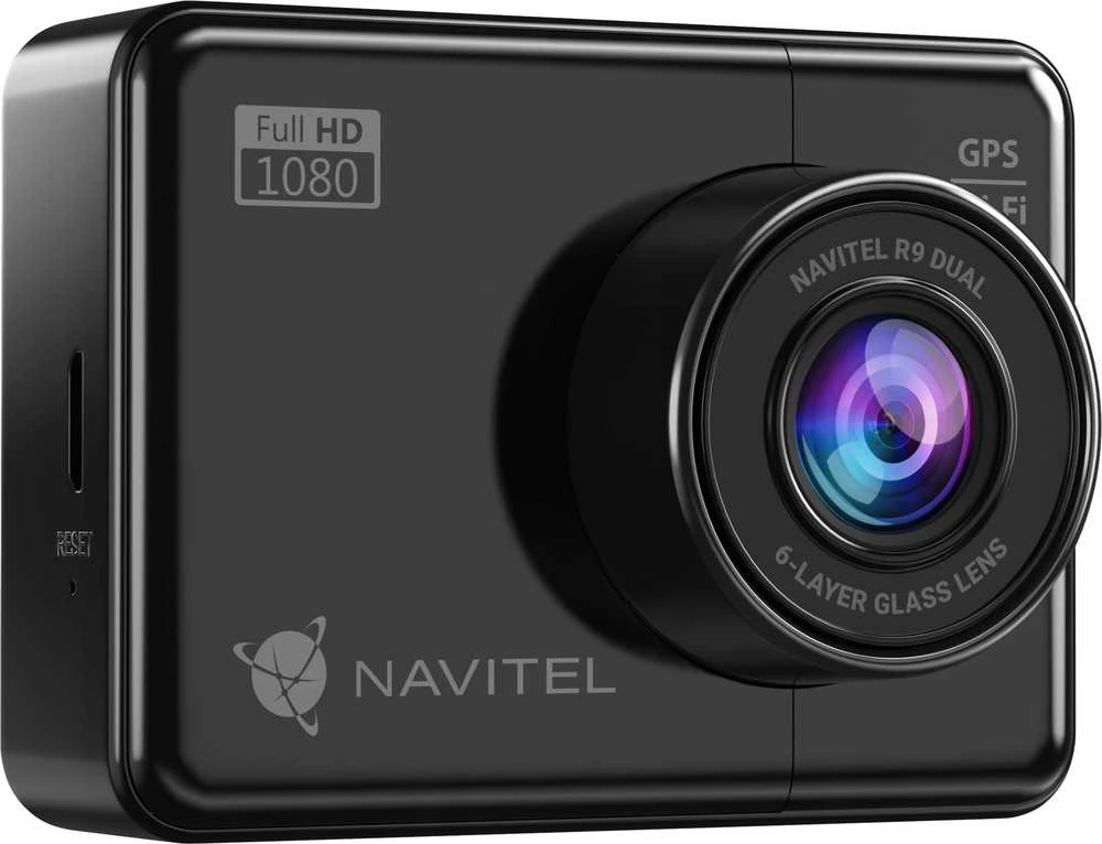 Navitel | R9 DUAL | Wi-Fi | Dviejų kanalų Full HD Dashcam | Garso įrašymo įrenginys