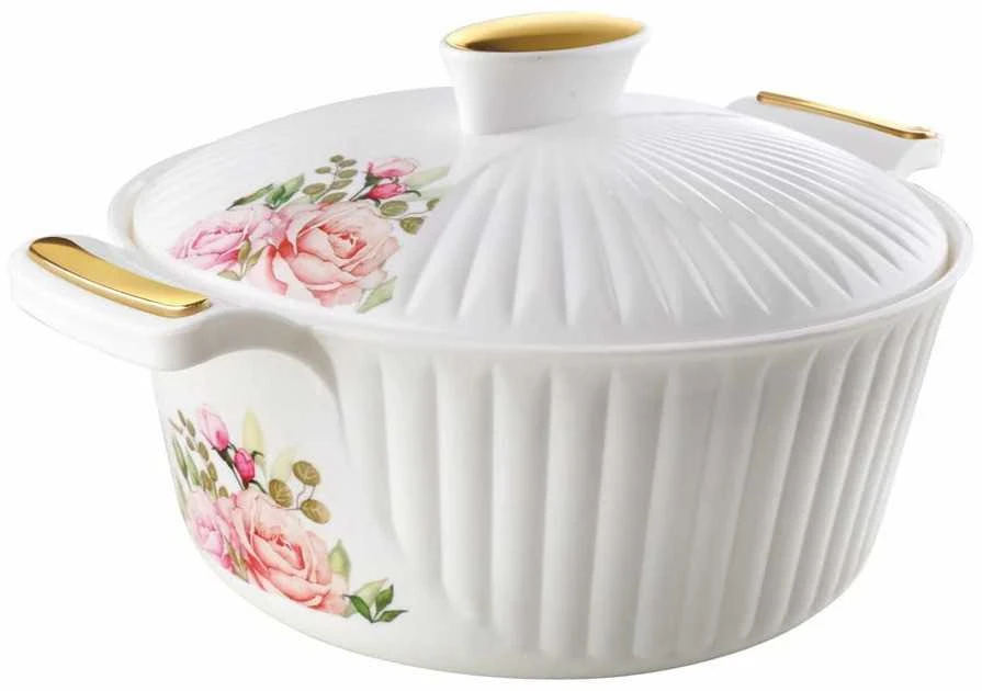 Nayasa casserole Medusa 3.5L, baltas