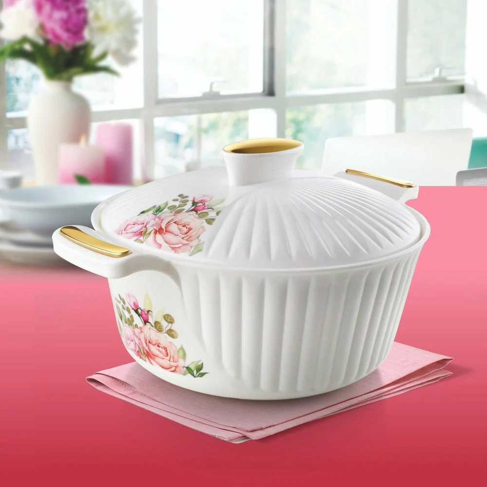 Nayasa casserole Medusa 3.5L, baltas