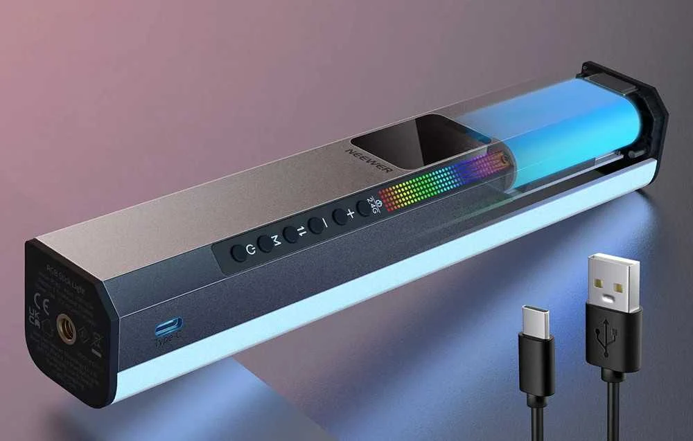 Neewer Lempa Naujesnė LED RGB 3200-5600K