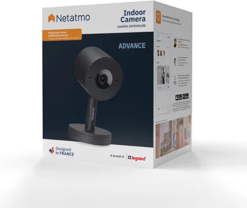 „Netatmo Advance“ vidaus kamera, juoda, NAUJA