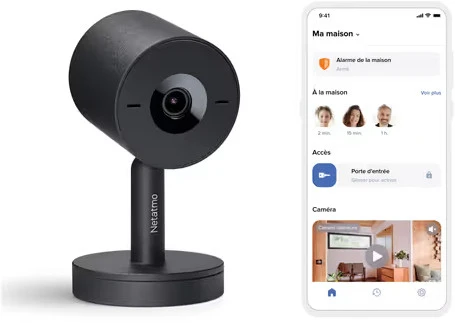 „Netatmo Advance“ vidaus kamera, juoda, NAUJA