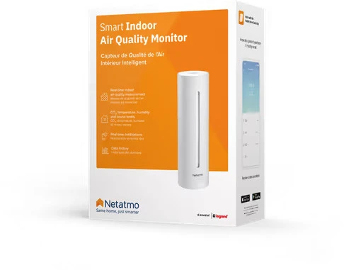 Netatmo Išmanusis patalpų oro kokybės monitorius, Balta