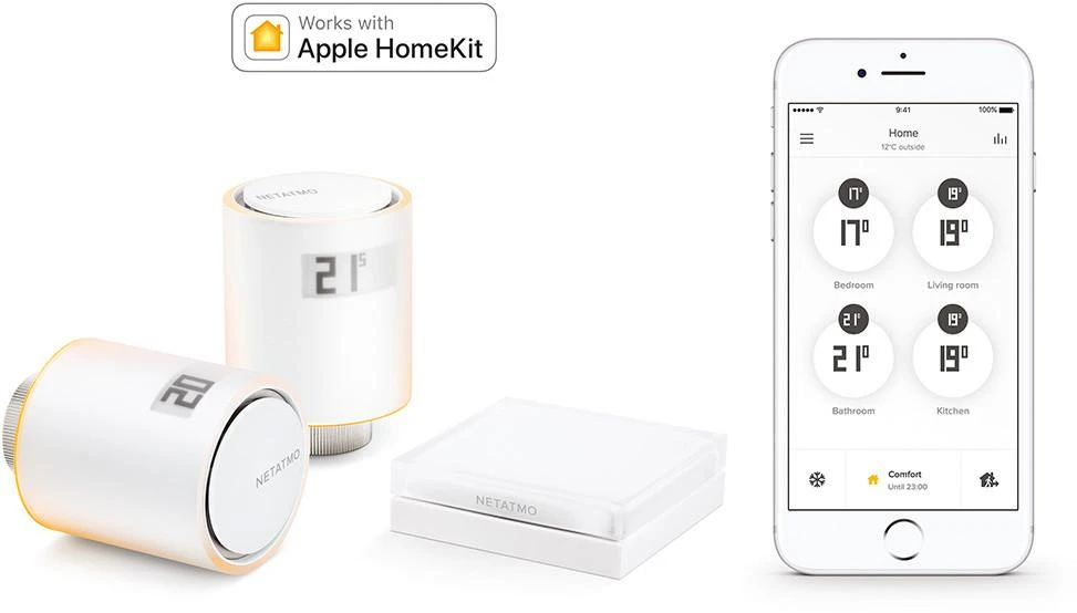 Netatmo išmanieji radiatorių vožtuvai