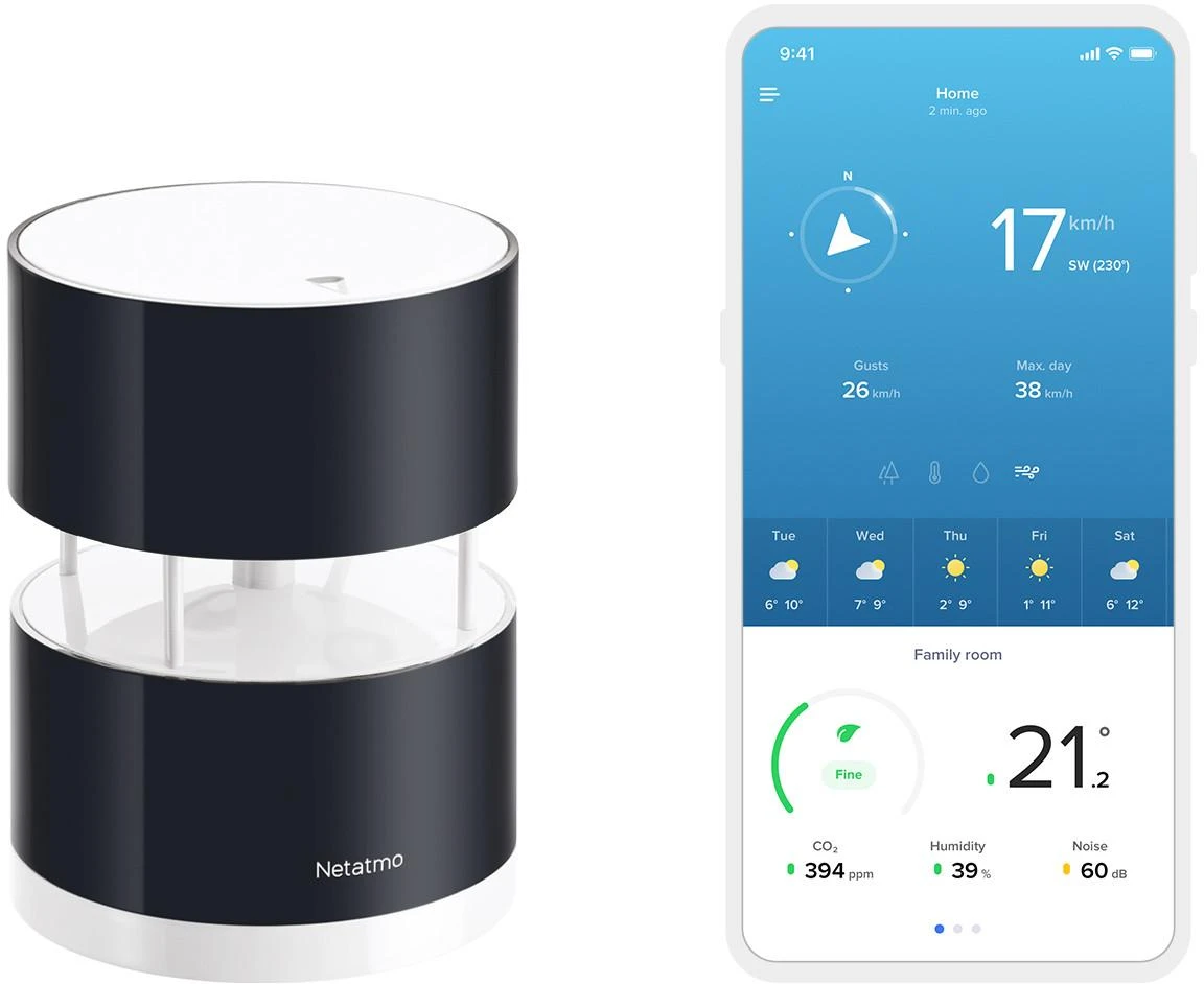 Netatmo Išmanusis vėjo matuoklis