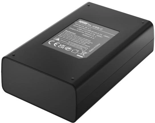 Newell DL-USB-C dviejų kanalų įkroviklis BLX-1 akumuliatoriams, skirtas Olympus