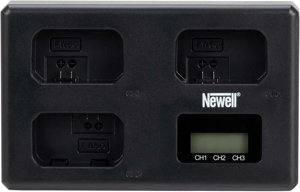 „Newell“ akumuliatorių įkroviklis TT-USB-C 3x Sony NP-FW50