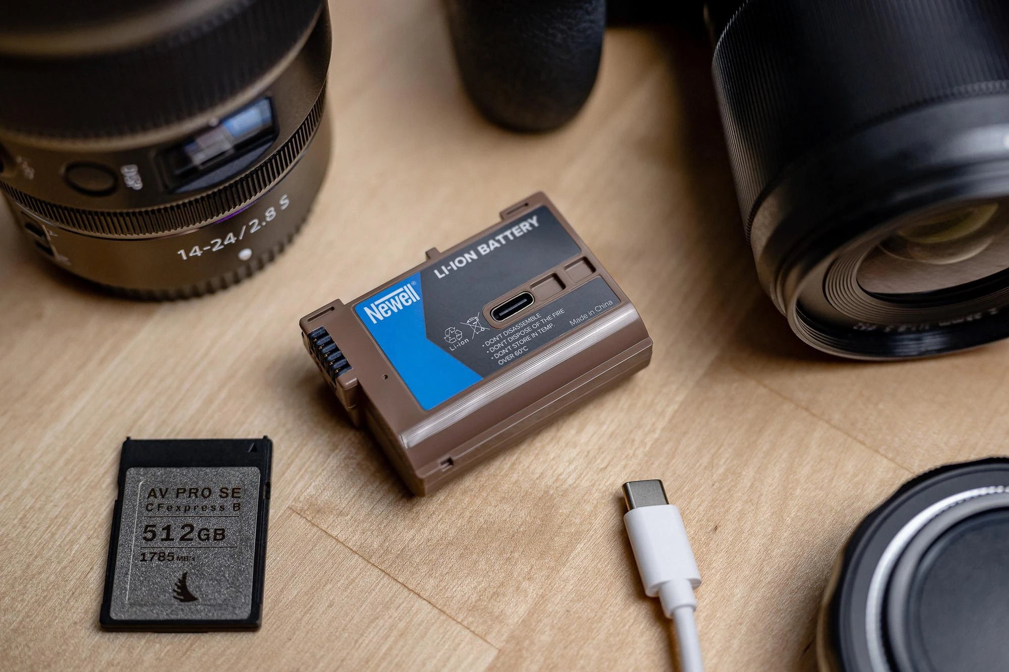 Newell LP-E6NH USB-C baterija, skirta Canon