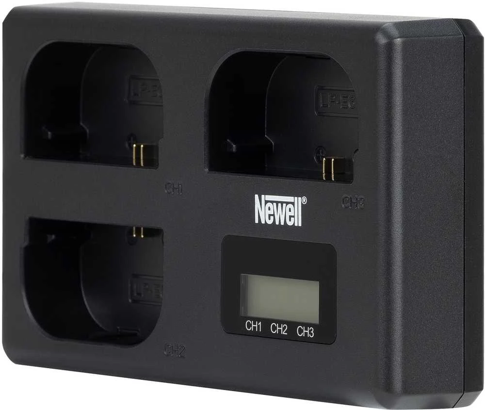 „Newell“ akumuliatorių įkroviklis TT-USB-C 3x „Canon LP-E6“