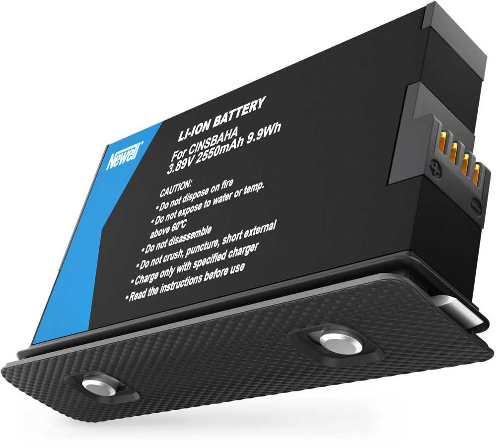 Baterija - Newell CINSBAHA 2550mAh Įkraunama už Insta360 X5