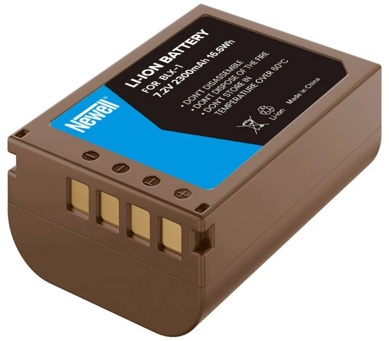 Newell BLX-1 USB-C pakaitinė baterija, skirta Olympus