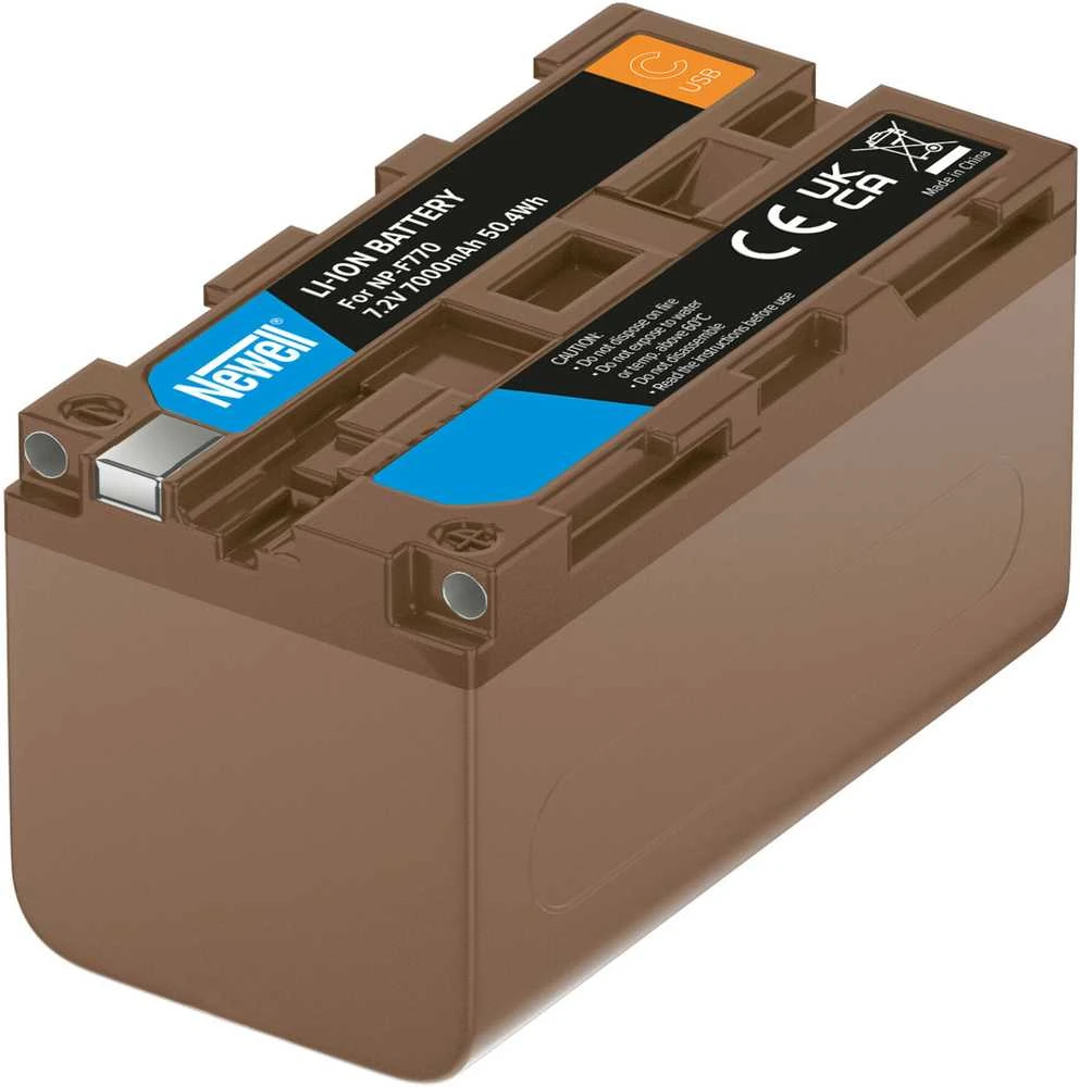 Newell keičiama baterija NP-F770 USB-C, skirta Sony