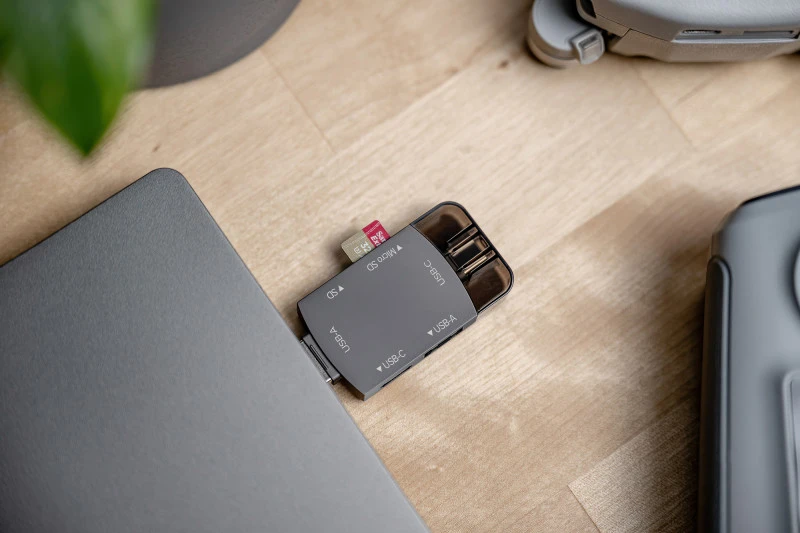 Atminties Kortelių Skaitytuvas - Newell OTG 4-in-1 3.0 Hub USB-A, USB-C, 5 Gb/s