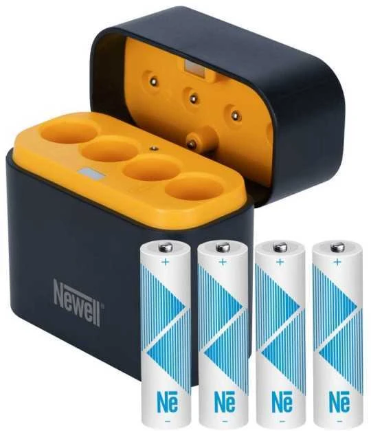 „Newell“ įkroviklis + 4xAA 2200mAh baterijos